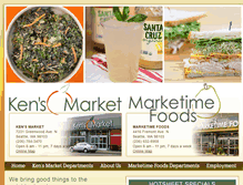 Tablet Screenshot of kensmarkets.com